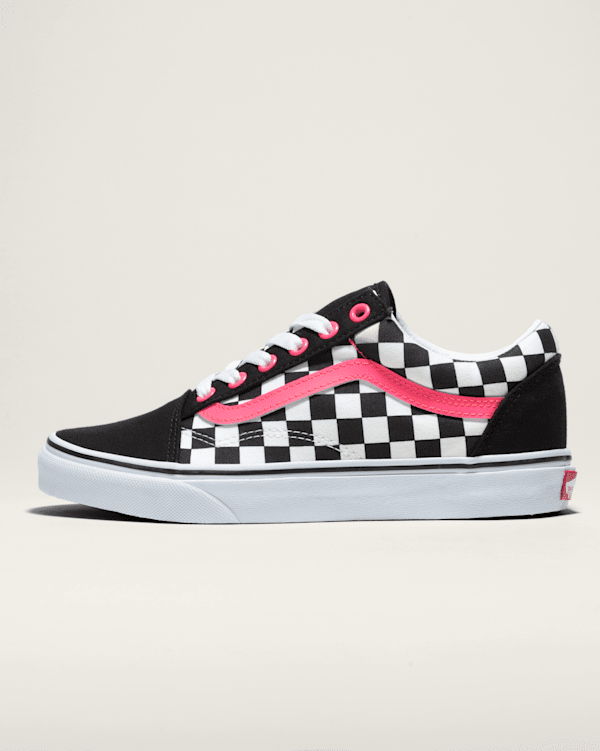 Customs Old Skool Checkerboard Wide Shoes