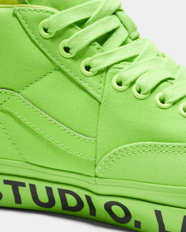 Vans sk8 cheap hi neon green