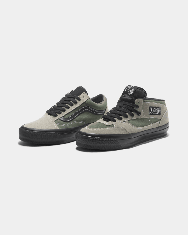 Olive green vans with gold tips hotsell