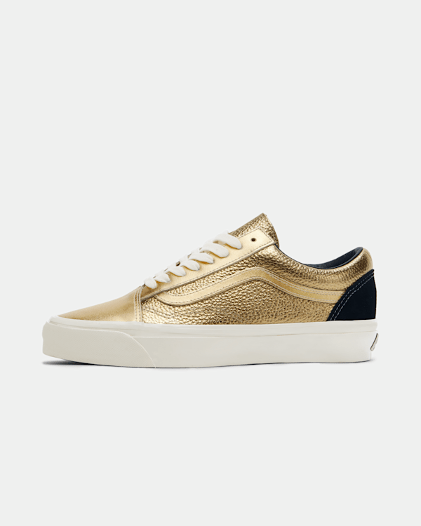 vans old skool zip white gold