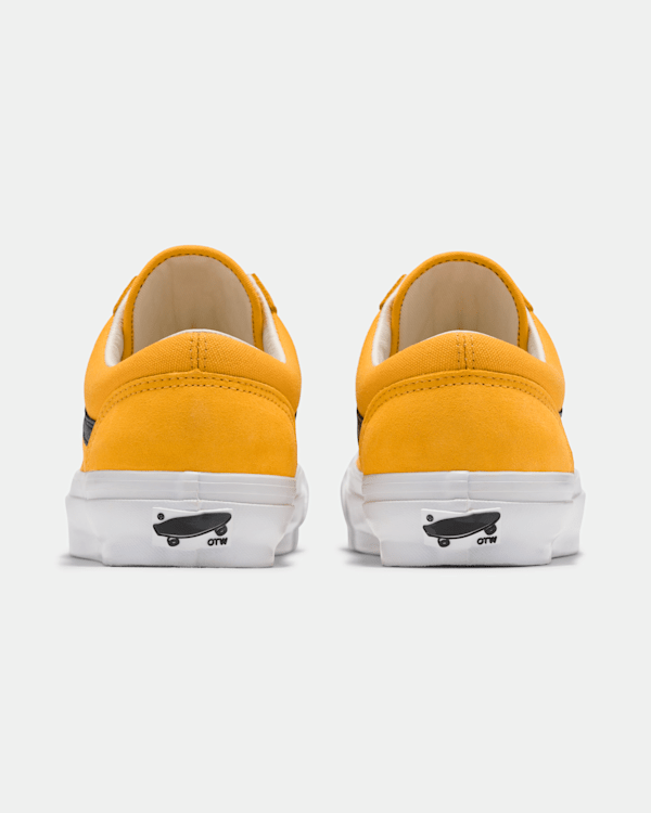 Pale yellow old skool vans best sale