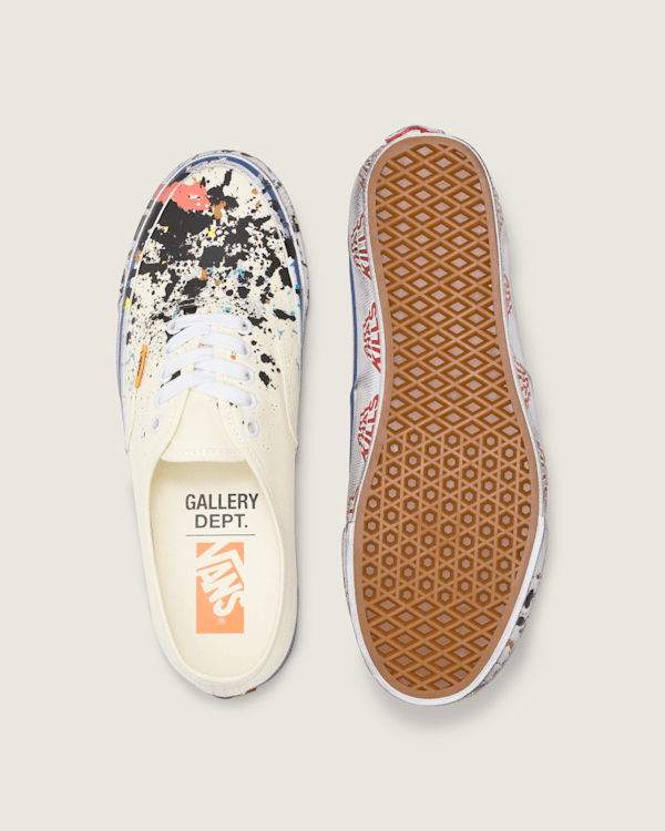OTW by Vans X Gallery Dept. Authentic 44 in Paint Splatter Canvas 