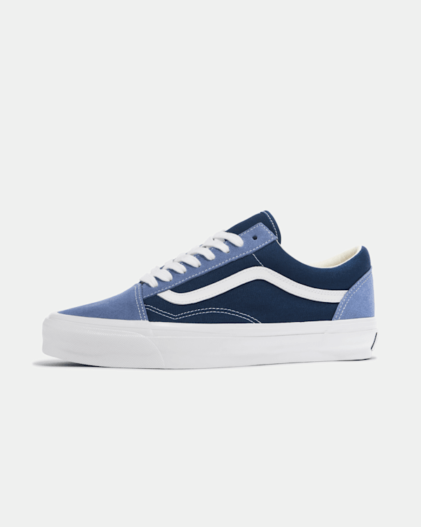 Blue vans old skool high top online