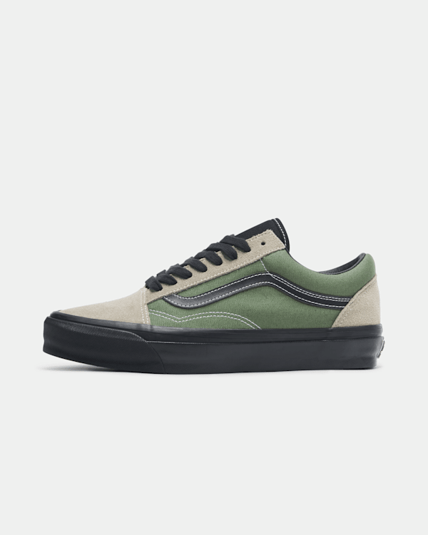 Premium Old Skool 36 in Aluminum Grey Olive Green Vans