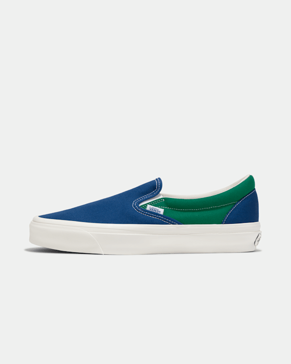 Premium Slip On 98 in BMX Blue Green Vans