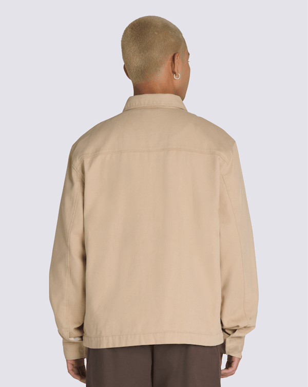 McAvoy Zip Station Jacket in Incense Tan | Vans