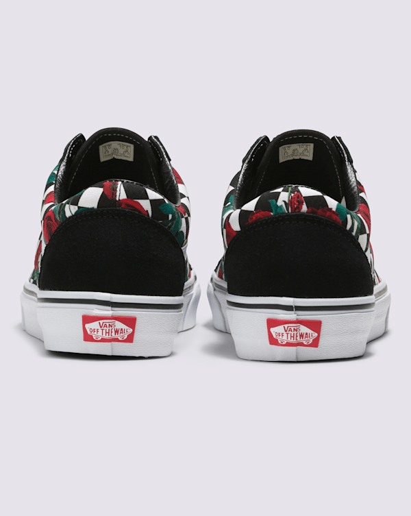 関税込☆VANS CUSTOMS CHECKERBOARD ROSES OLD SKOOL Vans Customs Checkerboard Roses Old Skool- M11/W12.5 | eBay