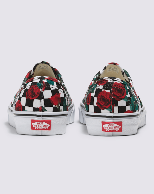 関税込☆VANS CUSTOMS CHECKERBOARD ROSES OLD SKOOL Customs Authentic Checkerboard Shoe in Customs | Vans