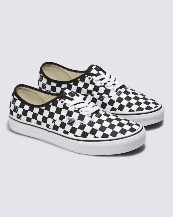 Customs Authentic Checkerboard Wide Shoe