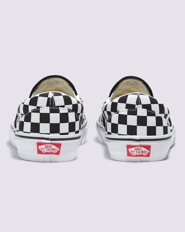 Customs Classic Slip-On Checkerboard Wide Shoe