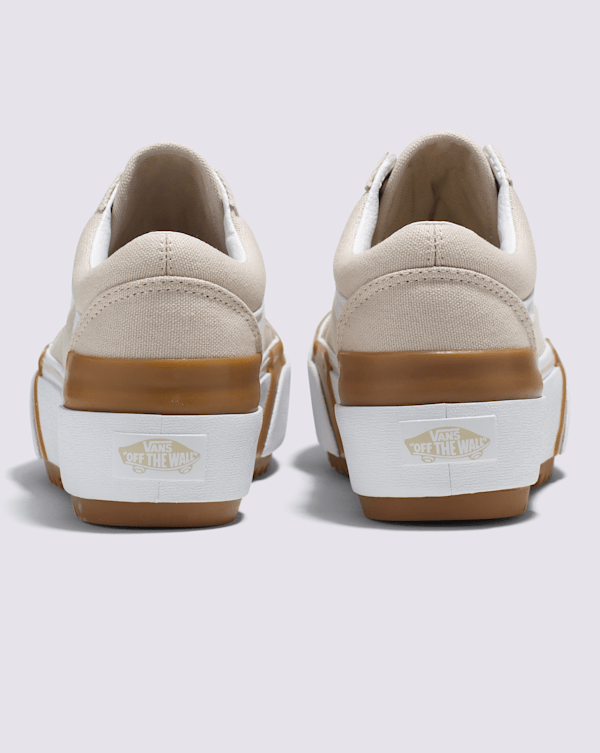 Old Skool Stacked Canvas Shoe en French Oak Beige Vans CA