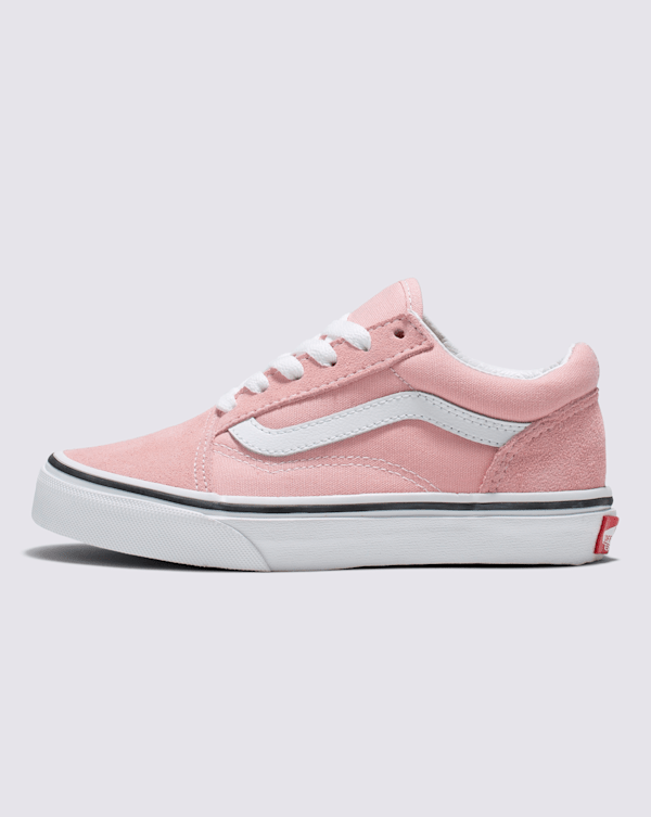 Vans | Kids Old Skool Powder Pink/True White Shoes