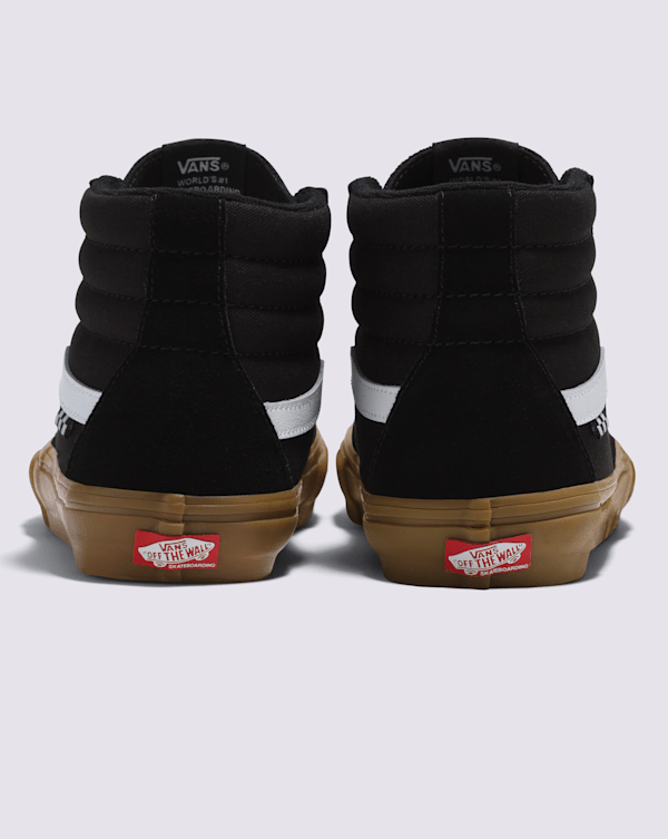 Vans | Skate Sk8-Hi Black/Gum Skate Shoe Vans | Skate Sk8-Hi Black/Gum Skate Shoe