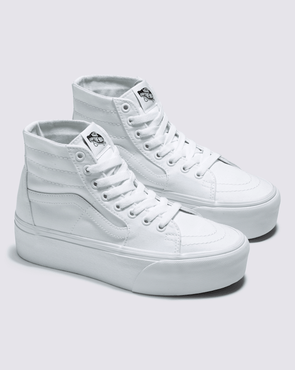 Vans | Sk8-Hi Tapered Stackform Canvas True White Shoe