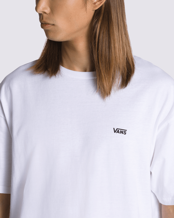 Left Chest Logo T-Shirt in White / Black | Vans