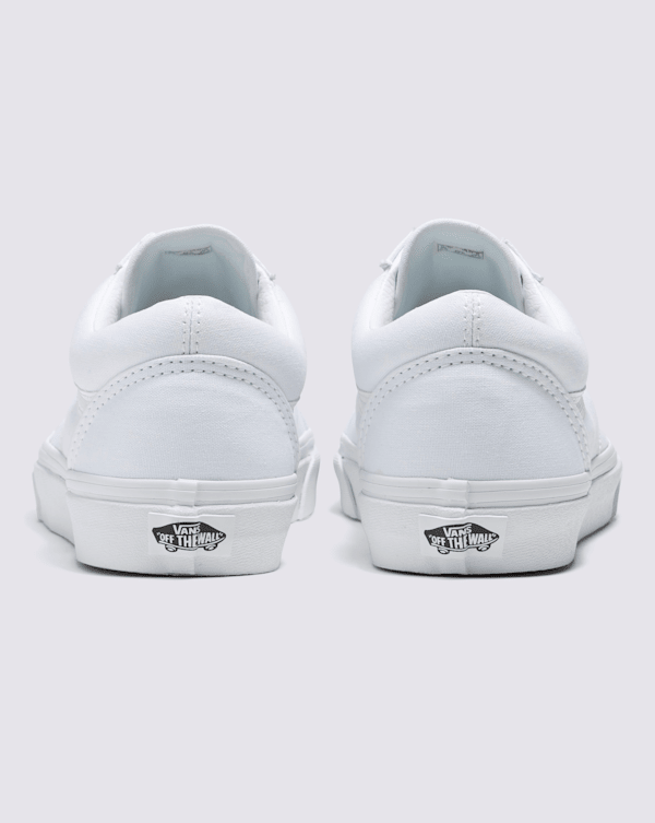 Vans | Old Skool Wide Canvas True White Classics Shoe