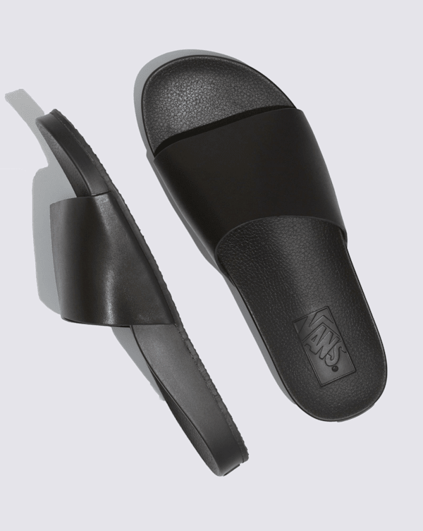Womens Decon Leather Slide-On Sandal