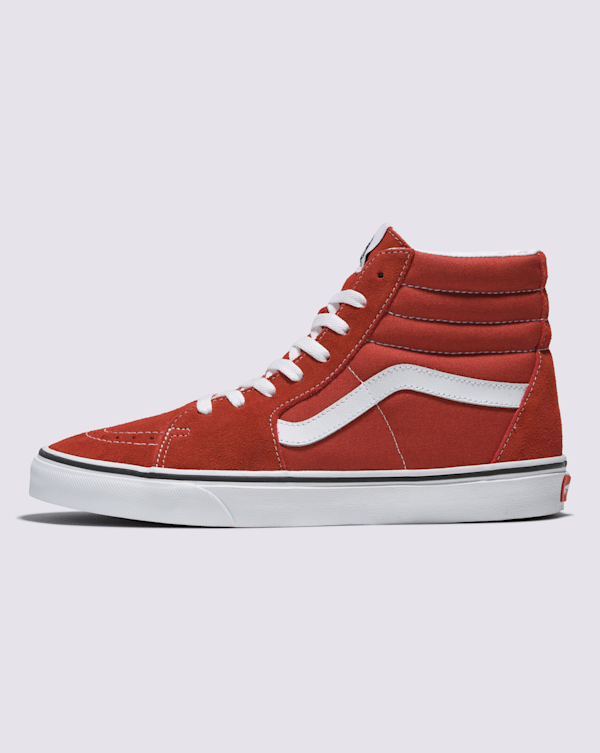 vans sk8 hi dark red