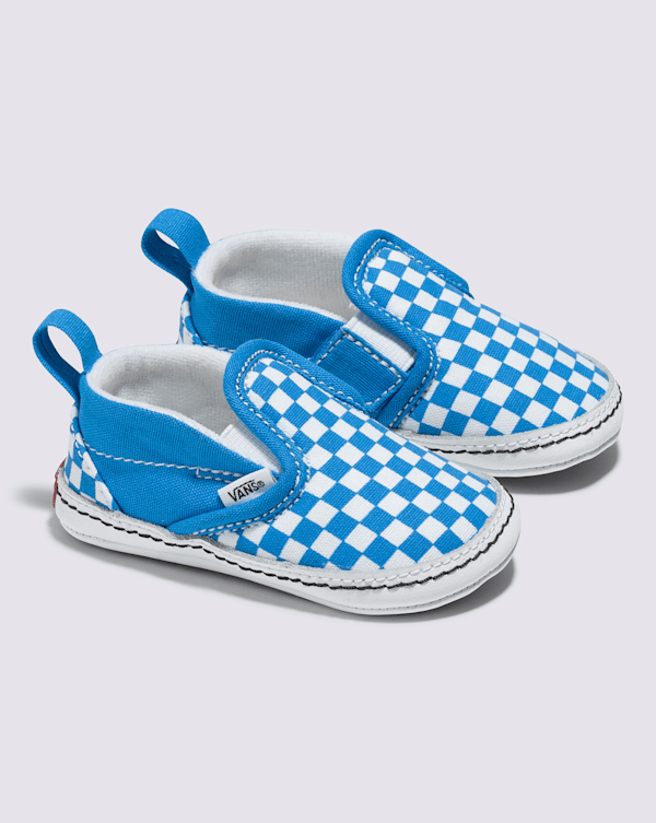 Infant Classic Slip-On V Crib Checkerboard Shoe