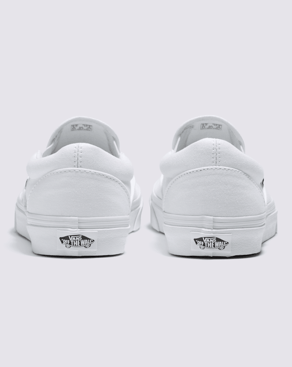 Vans | Classic Slip-On Wide Canvas True White Classics Shoe