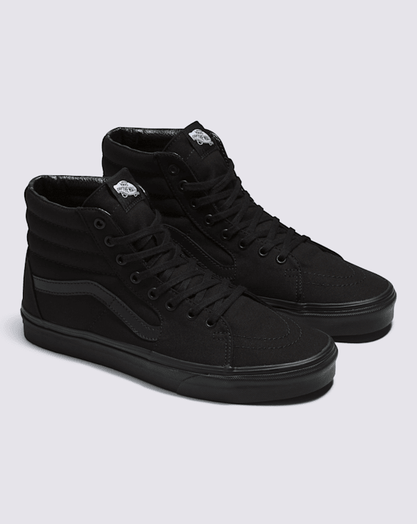 VANS SK-8 HI BLACK 27cm Vans | Sk8-Hi Wide Canvas Black/Black 