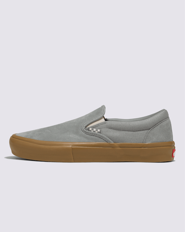 Grey Vans Slip On Gumsole Grey Gum Sole Charcoal Grey Vans Slip
