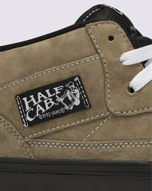 Skate Half Cab Suede Shoe in Olive Brown | Vans Skate Half Cab Suede Shoe in Olive Brown | Vans