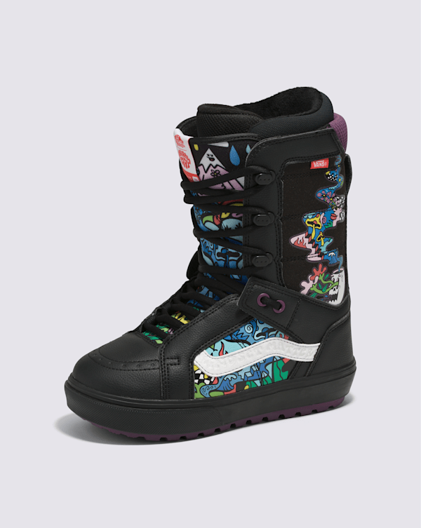 VANS Hannah Eddy ブラック/マルチ スノーボードブーツ Womens Hi-Standard OG X Hannah Eddy Snowboard Boot en Black