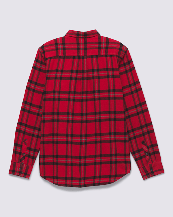 Westminster Button Up Long Sleeve Shirt en Chili Pepper Red