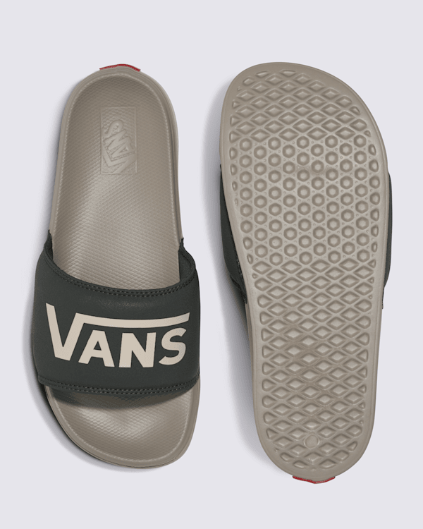VANS★LA COSTA SLIDE-ON★兼用★MATTE BLACK/SILVER MIRROR Vans | La Costa Slide-On Vans Black Sandals