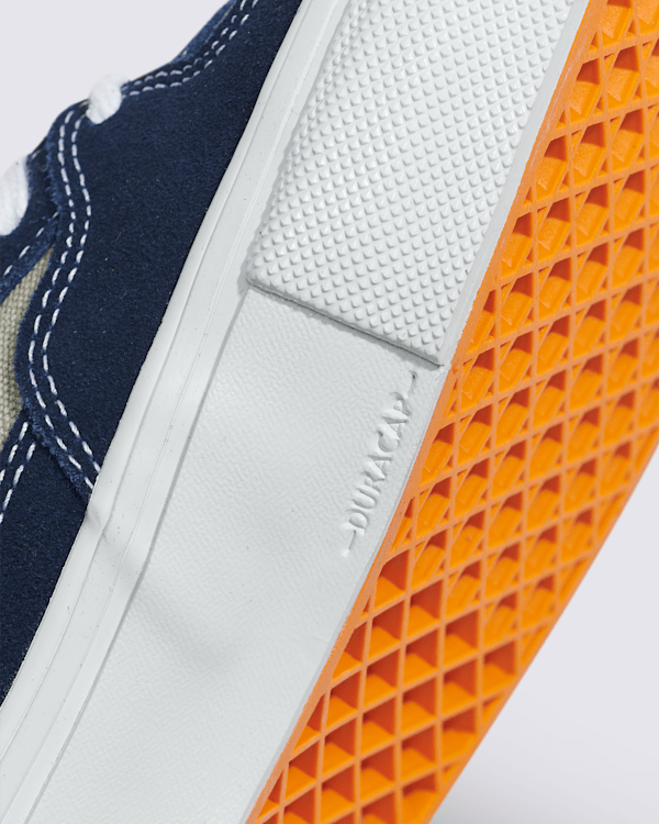 Skate Half Cab Shoe in Smoke Grey / Navy Blue / Orange | Vans
