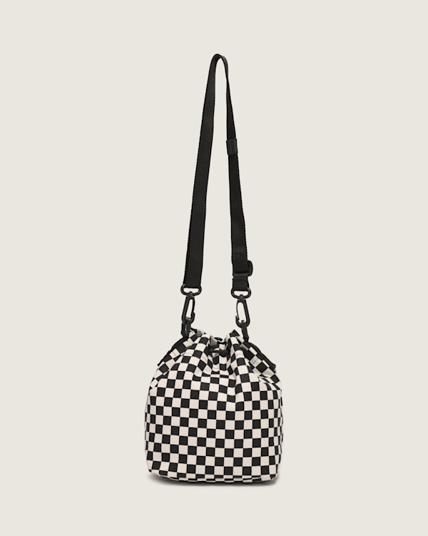 ABD Checkerboard Bucket Bag in Black / White | Vans