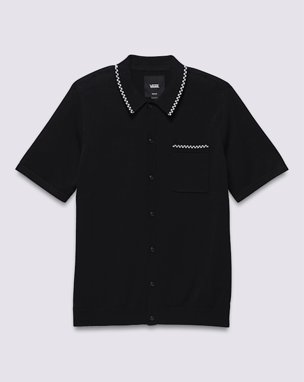 トップス PIMA LIGHT SWEAT POLO  INKBLACK size5 TWEAK STUDDED POLO SWEATSHIRT – PLEASURES