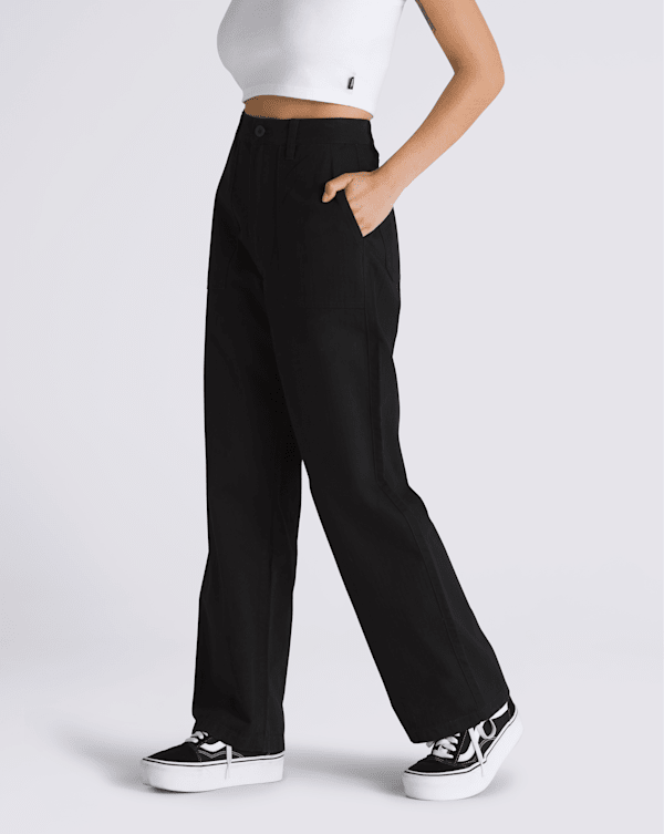 Union Relaxed Carpenter Pants in Black | Vans