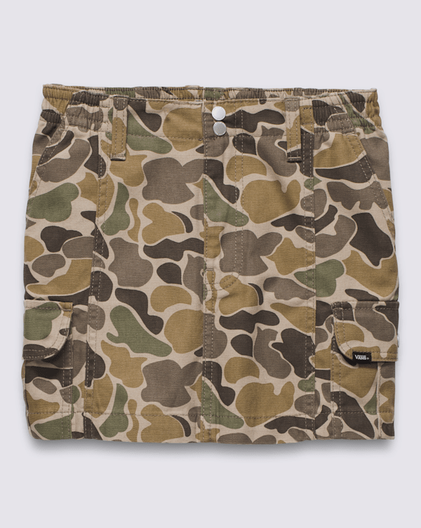Kids Sidewalk Printed Skirt in Bungee Cord / Turkish Coffee