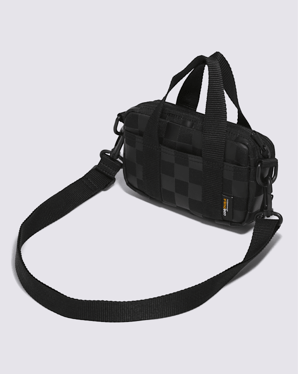 Block Wallet Checkerboard Bag in Black | Vans