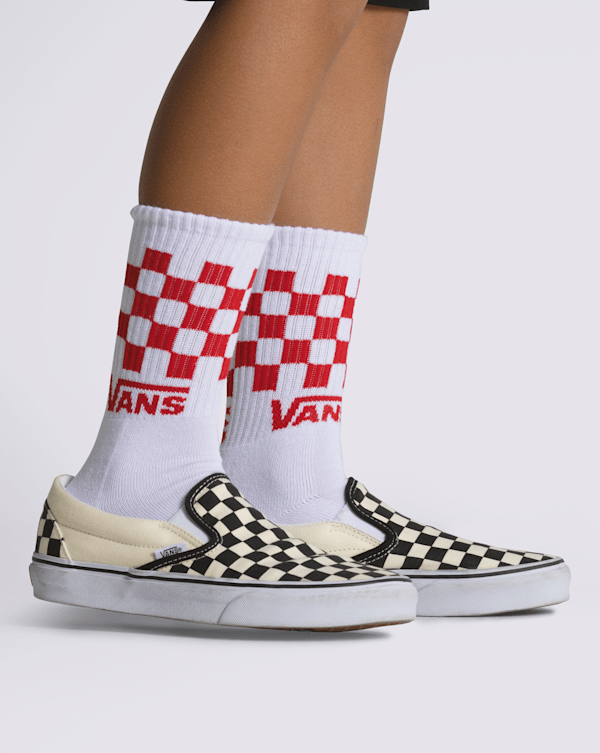 Kids Checkerboard Crew Socks 3-Pack