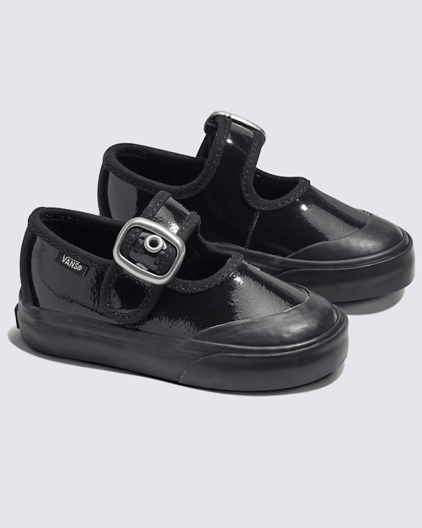 Toddler Mary Jane Shoe in Gothic Shine Black | Vans