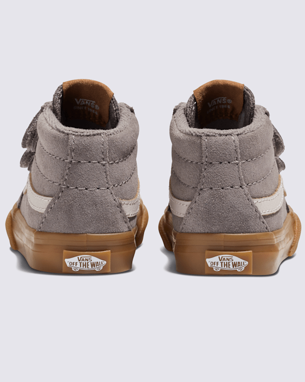 Toddler Sk8-Mid Reissue V Gum Shoe in Grey / Gum | Vans