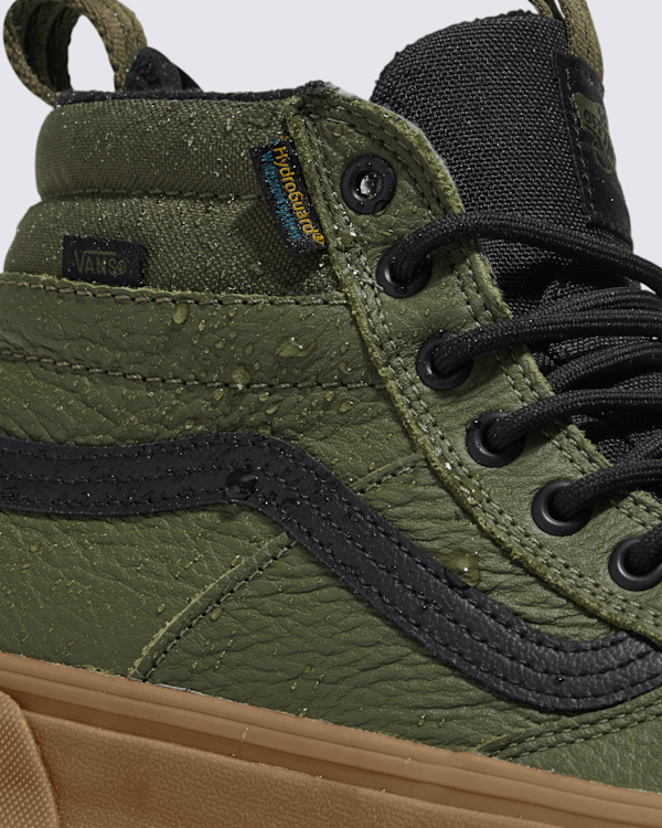 Sk8-Hi Waterproof Insulated Shoe in Grape Leaf Green / Gum