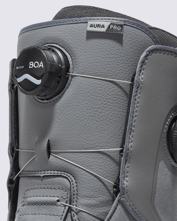 Aura Pro Snowboard Boot in Pewter Grey / Black | Vans