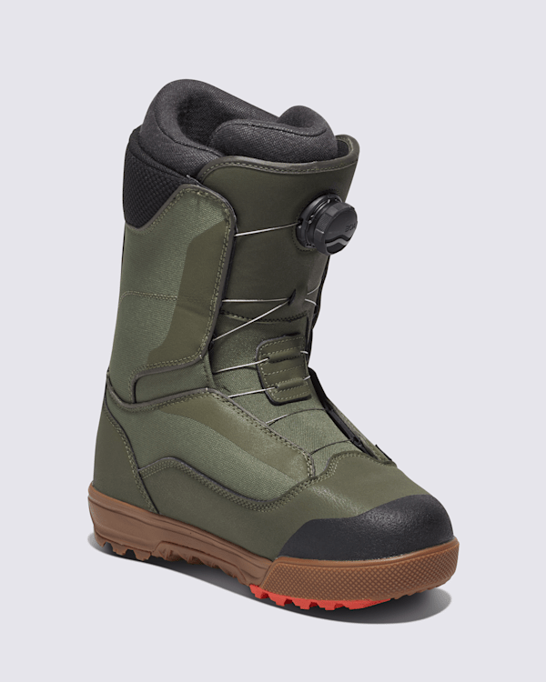 Aura Pro Snowboard Boot in Green / Gum | Vans