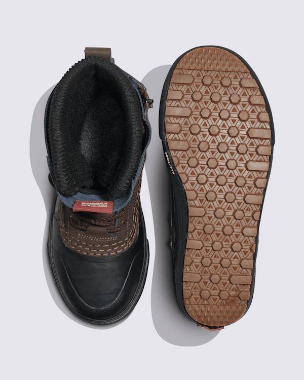VANS MTE Standard Zip Waterproof Snowboard Boots $220 Mens Size 8 Black & Brown Standard Zip Waterproof Boot in Brown / Black | Vans main image 4