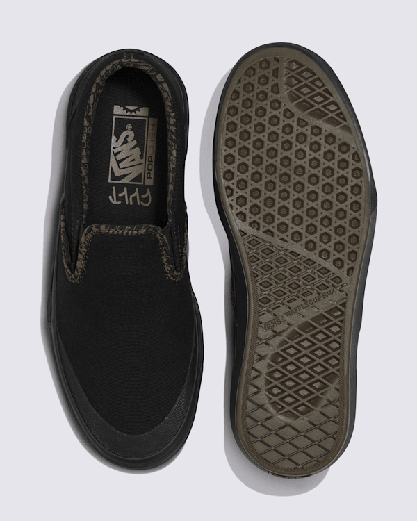 Vans X Cult BMX Slip-On Shoe in Black / Gum | Vans
