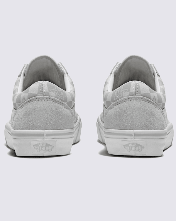 Old Skool Checkerboard Shoe in Stars Grey / White | Vans