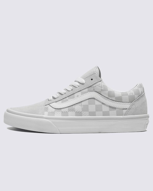 VANS★OLD SKOOL PAINT DRIP CHECKERBOARD★兼用 Old Skool Checkerboard Shoe in Stars Grey / White | Vans