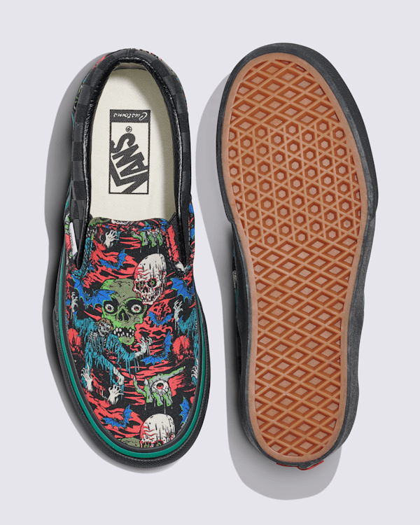 【VANS】Customs Slip-On Platform Shoe-カウプリント Customs Slip-On Platform Shoe in Customs | Vans