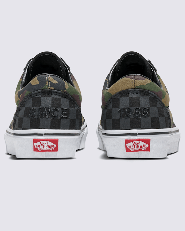 海外限定！VANS CHECKERBOARD CAMO OLD SKOOL カスタム 海外限定！VANS CHECKERBOARD CAMO OLD SKOOL カスタム (VANS