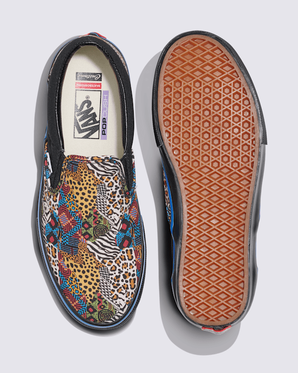 【VANS】Customs Slip-On Platform Shoe-カウプリント Customs Slip-On Platform Shoe in Customs | Vans