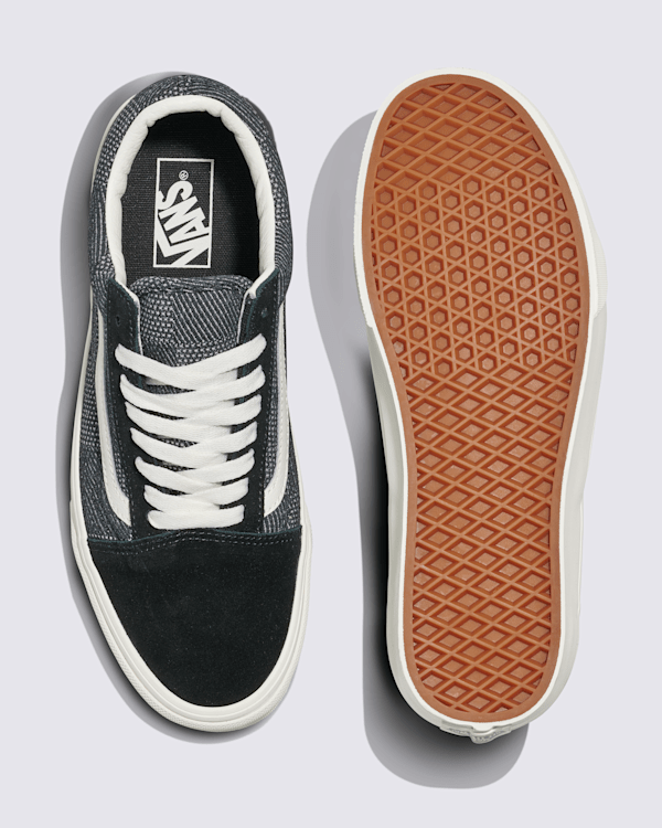 Old Skool Denim Shoe in Black | Vans